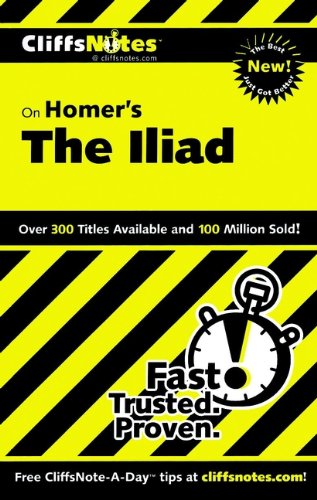 CliffsNotes on Homer's Iliad (Cliffsnotes Literature Guides)
