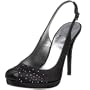 Stuart Weitzman Women's Cristelle Pump,Black Satin,6.5 N US