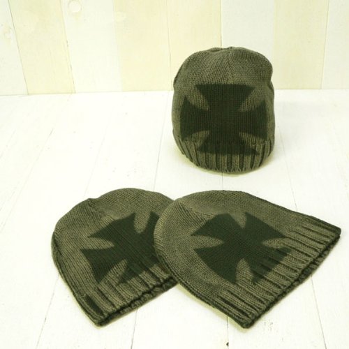 deuse 帽子 ニューヨークハット（NEWYORKHAT）　#4803 Dyed Iron Cross　クロス模様のショートワッチ
