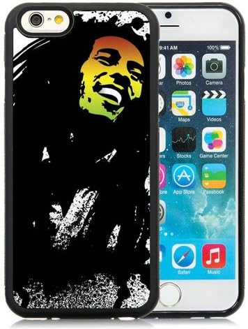 iPhone 6 Case,Bob Marley 1 Black Shell Cover For iPhone 6S 4.7 Inches,TPU Skin