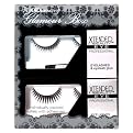 Xtended Beauty Glamour Box 2-Pack of Strip Lashes with Adhesive