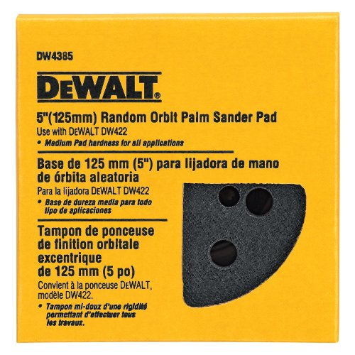 DEWALT DW4385 5-Inch PSA Pad, Medium (Fits the DW422)