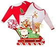 Santa Is Coming To Town Christmas Baby Gift Basket