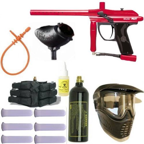 Spyder PILOT Paintball Marker GUN Mega Set limited Edition Red