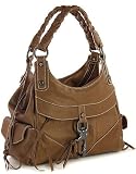 Leather ''Secret Love K'' Francesco Biasia Hobo - Black, Bronze or Beige