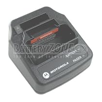 Motorola OEM Minitor V RLN5703 Drop-In AC Charger w/Back Slot for Spare Battery