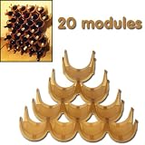 X 20 Casier à Vin Étagère à Bouteilles Cave Modulable Image du produit