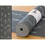 YogaRat Recyclable TPE Skeleton Print Yoga Mat, Dark Gray