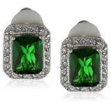 Cubic Zirconia by Kenneth Jay Lane Emerald Pav