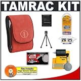 Tamrac 3582 Express 2 Camera Case (Red) + Accessory Kit for Nikon Coolpix, Canon PowerShot, Pentax Optio, Olympus Stylus, Fuji FinePix, Kodak EasyShare, Casio Exilim, Panasonic Lumix, Samsung and Sony Cyber-Shot Digital Cameras