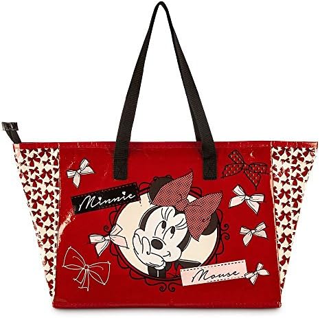 Disney Minnie Mouse Christmas Tote Bag Bundle With Candies (4 Pieces)