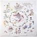 Bucilla 45358 Baby Stamped Cross-Stitch Lap-Quilt Kit, Mary Englebreit's Mother Goose