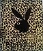 New Licensed Original PLAYBOY BUNNY RABBIT Queen Size Mink Blanket Leopard