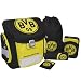5-teilig: Schulranzen (37x25x37 cm), Sch�leretui, Turnbeutel, Schlamperetui und Geldb�rse. Gewicht: 
1.100 Gramm, Volumen: 19,5 Liter, viele Extras wie z.B.: Namensschild, Stundenplan und Thermofolie 
in der Vordertasche, Schnalle sowie weitere ausgew�hlte Elemente bestehen aus lichtbrechendem 
Material. Haut- und umweltfreundlich! Nachweislich frei von: Azofarbstoffen, Phthalaten, PCP und 
Cadmium, Ergonomisch geformte R�ckenschale, breite und extra gepolsterte, ergonomisch geformte 
Tragegurte mit Reflexstreifen, robuster, formstabiler Boden, wasserabweisendes Polyestergewege, 
T�V-getestet (T�V-Rheinland)