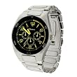 Geneva Platinum Mens Link Chronograph Watch