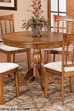 Bayberry Round Pedistal Table 30hx44d Oak
