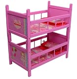 KNORRTOYS.COM 67804 - Puppenetagenbett My Little Princess pink