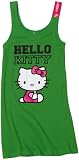 Hello Kitty Girls 7-16 Big Girls Green Elastic Tank Cover-up
