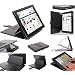 Apple iPad 2 / 3 Advanced Pro Multi-Function Case Luxury Executive Wallet / Cover / Stand / Flip Case With Sleep Sensor - Black (Compatible With 2nd & 3rd Generation)
