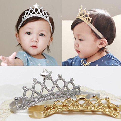 DZT1968® Baby Girl Crown Headband Head Wrap Hair Band Headwear