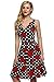 ANGVNS Women's Sleeveless Solid Fit and Flare A Line Party Cocktail Dress