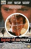 Lapse of Memory [VHS]