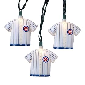 Kurt S. Adler 10-Light  T-Shirt Light Set with 30-Inch Lead Wire, 12-Inch Spacing, Midget-Type Clear Bulbs, 4 Spare Bulbs and 1 125 Volt 3A Spare Fuse.  Indoor/Outdoor