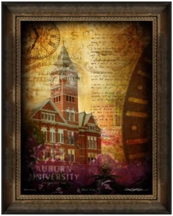 Auburn Tigers Artwork "Auburn Creed" 30"x40" Framed Canvas