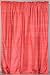 Peach Pink 100% Pure Dupioni Silk handmade Curtains Drapes Panels Rod Pocket