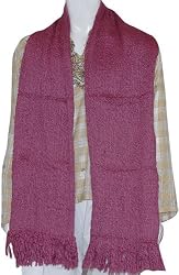 Neck Scarf for Winter Jacquard Design Wool Anniversary Gift Man 20 x 78 inches (gwstl011)