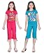 SINIMINI GIRLS COLOURFULL PLAIN CAPRI SET RS.697.00