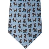 Hockey Dog Tie - 100% Silk