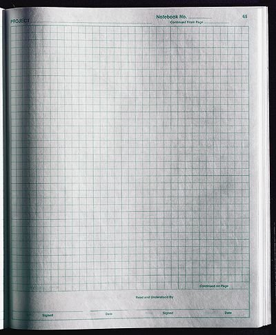 Thermo Scientific Nalgene lab notebook case bound in a hard waterproof cover, 1/4