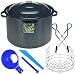 Ball Enamel Waterbath Canner, Including Chrome-Plated Rack and 4-Piece Utensil Set