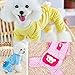 Urparcel Small Pet Dog Stripes Pajamas Coat Cat Puppy Clothes Apparel Clothing Pink XX-Small