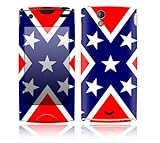 Rebellion Flag Design Decorative Skin Cover Decal Sticker for Sony Ericsson Xperia Ray Cell Phone Rebellion Flag Design Decorative Skin Cover Decal Sticker for Sony Ericsson Xperia Ray Cell Phone