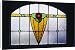 Canvas Prints of Art Deco Stained Glass from Mary Evans