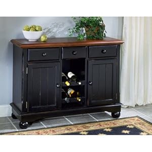 British Isles Server in Oak and Black