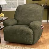 Stretch Sullivan Recliner Slipcover Fabric: Sage ~ Sure Fit