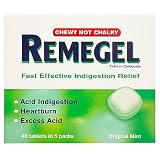 Remegel Chewy Indigestion Relief Squares Original - 40 Pieces