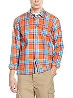 Salewa Camisa Hombre Therma Pl M L/S Srt (Naranja / Turquesa)