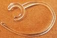 6 Clear "Bendable & Flexible" Ear Hook Replacement Stabilizer for Lg-hbm 210 330 520 570 730 750 760 770 (Bluetooth) Designed & Manufactured By Ez-flex Inc.