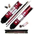 Trademark Red Royal Flush Poker Billiard Hardwood Cue