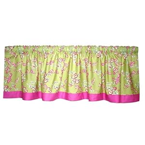 Tadpoles Cherry Blossom Window Valance