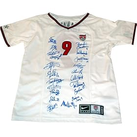 1999 USA Women's Soccer Team Signed Hamm Jersey
