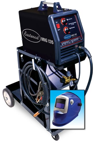 Eastwood 135 amp Mig Welder Cart  &  Helmet Welding Kit