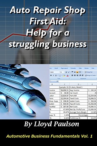 Auto Repair Shop First Aid: Help for a struggling business (Automotive Business Fundamentals Book 1)