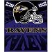 Baltimore Ravens Fleece Throw