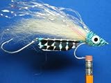 NEW FLIES Holographic & Glow in the Dark Tandem Hook Sinking Head Fly #41