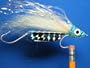 NEW FLIES Holographic & Glow in the Dark Tandem Hook Sinking Head Fly #41